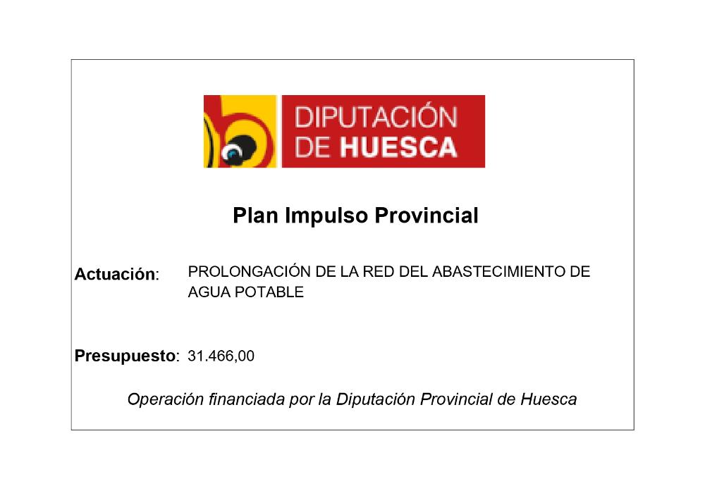 Imagen Plan de Impulso Provincial de la Diputación Provincial de Huesca año 2024